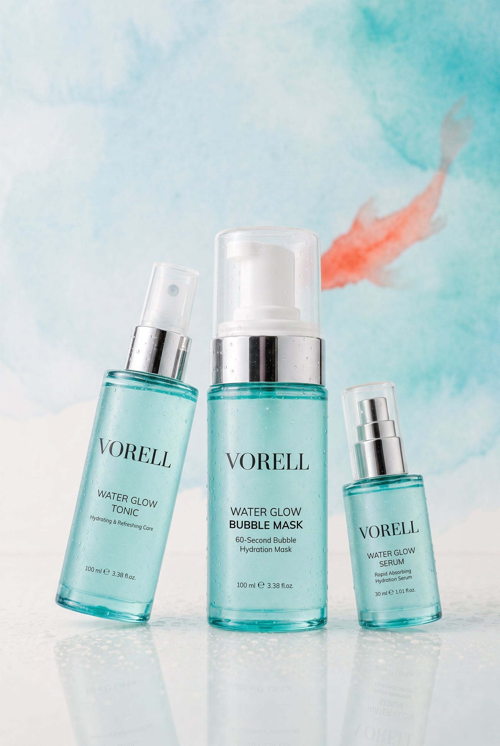 VORELL Glow serisi. Nemli parlaklık